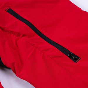 Arbortec Freestyle Chainsaw Pants Type C Red Closeup Zipper Alternate View