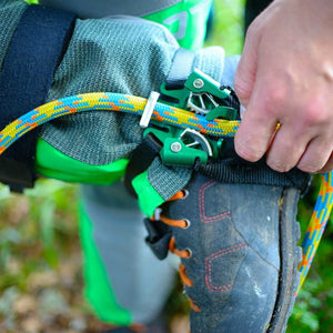 Notch Jet Step Foot Ascender in Use