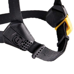 Petzl Strato Hi-Viz Helmet Closeup Chinstrap