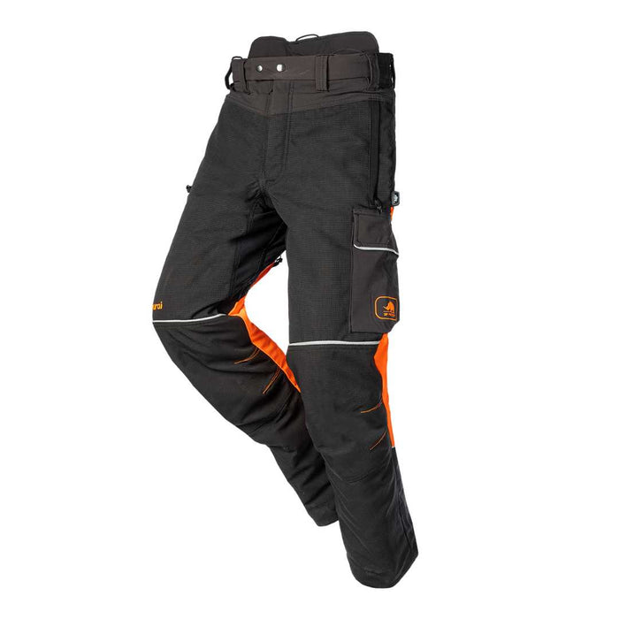 SIP Protection Samourai Chainsaw Pants Grey/Hi-Vis Orange/Black