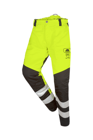 SIP Protection BasePro HV Chainsaw Pants Hi-Vis Yellow/Black