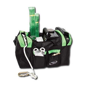 Portable Winch Transport Bag packed with Portable winch gear