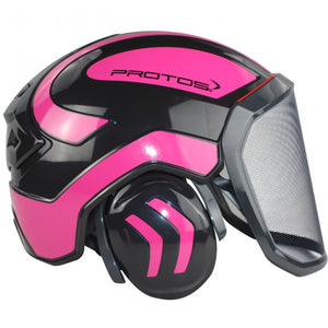 Pfanner Protos Integral Arborist Helmet, Pink/Black